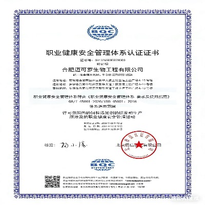 职业健康管理体系